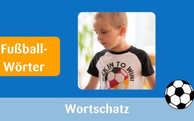Fußball Wörter
