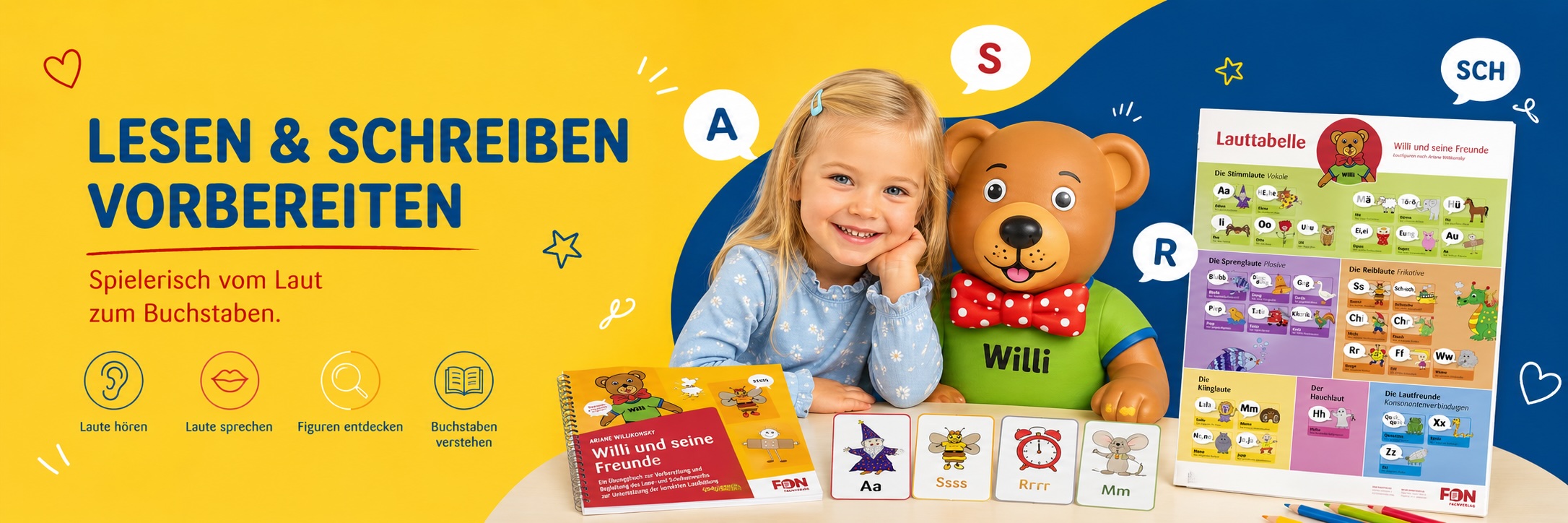 Lesen lernen Lesen lernen Konzept