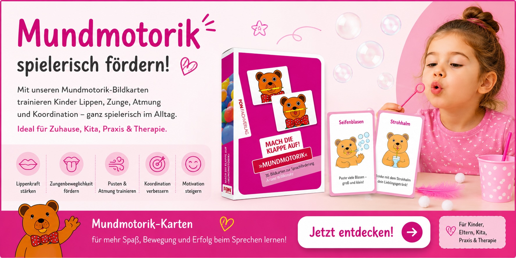 Mundmotorik Übungen