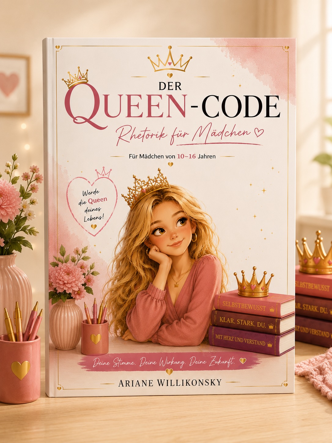 Der Queencode Mockup Rhetorik Für Mädchen