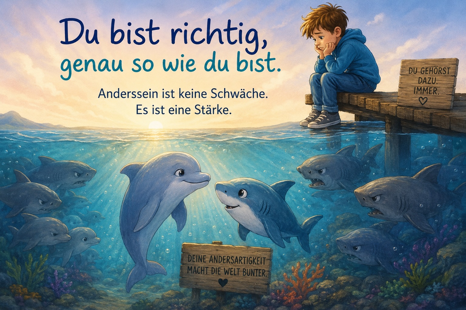 Mobbing und Ausgrenzung - Du bist genau richtig